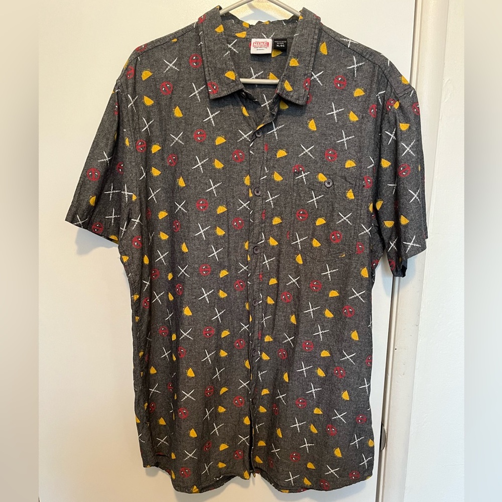 Marvel’s Deadpool Button Up - image 2